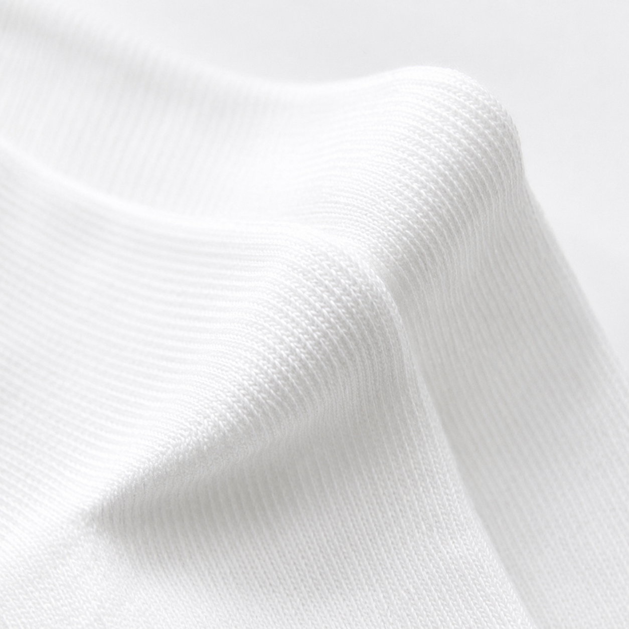 White Cotton Long Socks