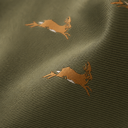 Dublin Olive Deer Tie Set