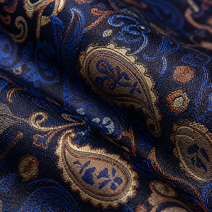 Windsor Midnight Blue Paisley Tie Set