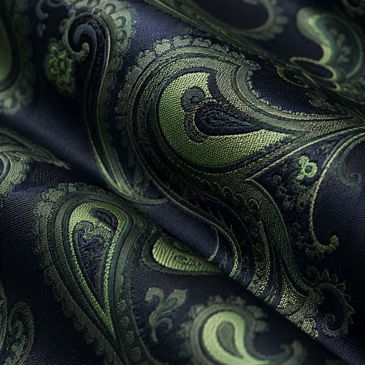 Windsor Emerald Green Paisley Tie Set