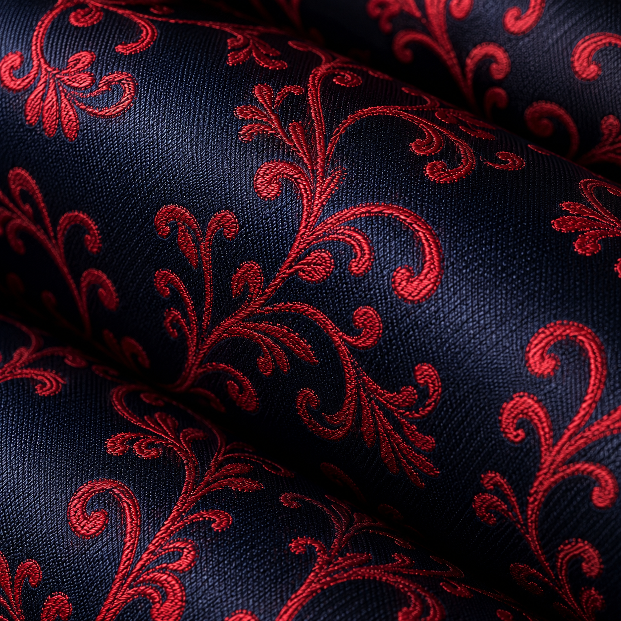 Royal Navy Crimson Paisley Tie Set