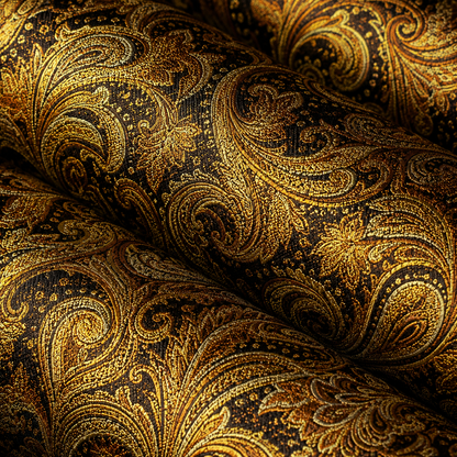Kensington Gold Paisley Tie Set