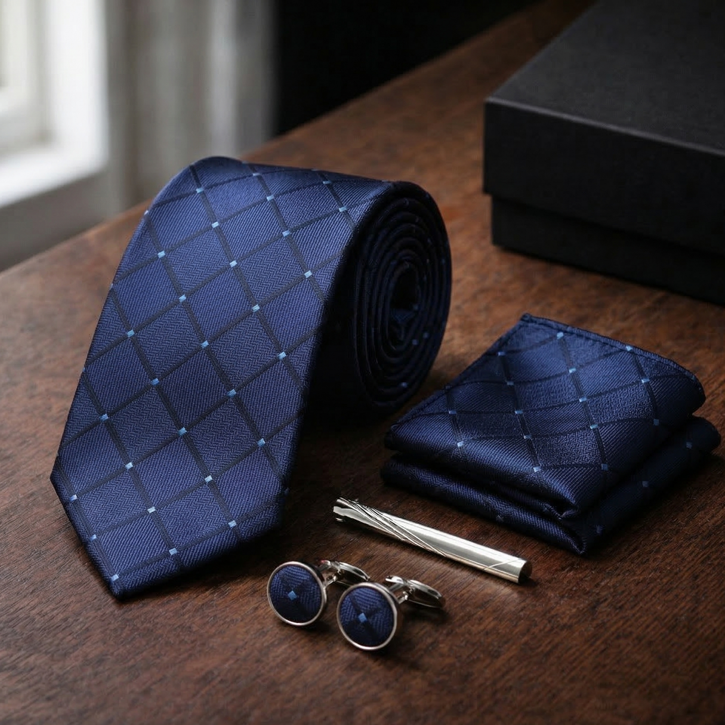 Royal Navy Diamond Tie Set