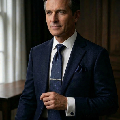 Royal Navy Diamond Tie Set