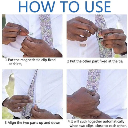 Magnetic Invisible Tie Clip
